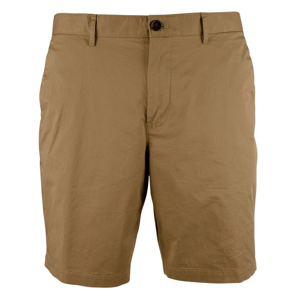 Michael Kors Men's Slim Fit Stretch 9" Flat Front Shorts Khaki 36